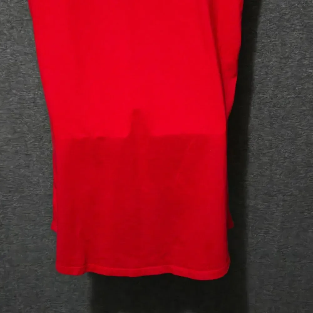 Disney Parks Minnie Mouse Sleep Shirt Womens XL XXL Red Coffee Dress Polka Dot - Picture 7 of 10
